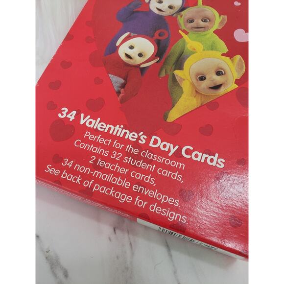 Vintage 1999 American Greetings Teletubbies Valentines - 34 Cards And Envelopes - Picture 2 of 7